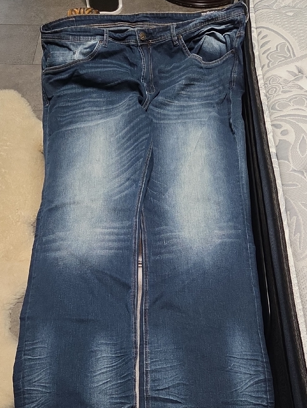 Buffalo David Bitton Men's Slim Straight Jeans - Faded Blue Wash